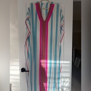 Pitusa Colorful Striped Kaftan/Cover-up